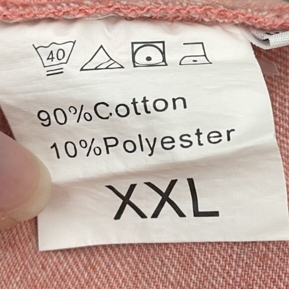 Beautiful Nomad Dress Denim Pink Stretch Straps Zipper Size 2XL Knee - Picture 13 of 14